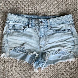 denim shorts American eagle
